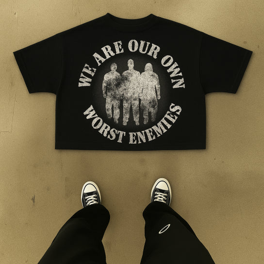 Self Vs. World - Cropped Boxy Tee