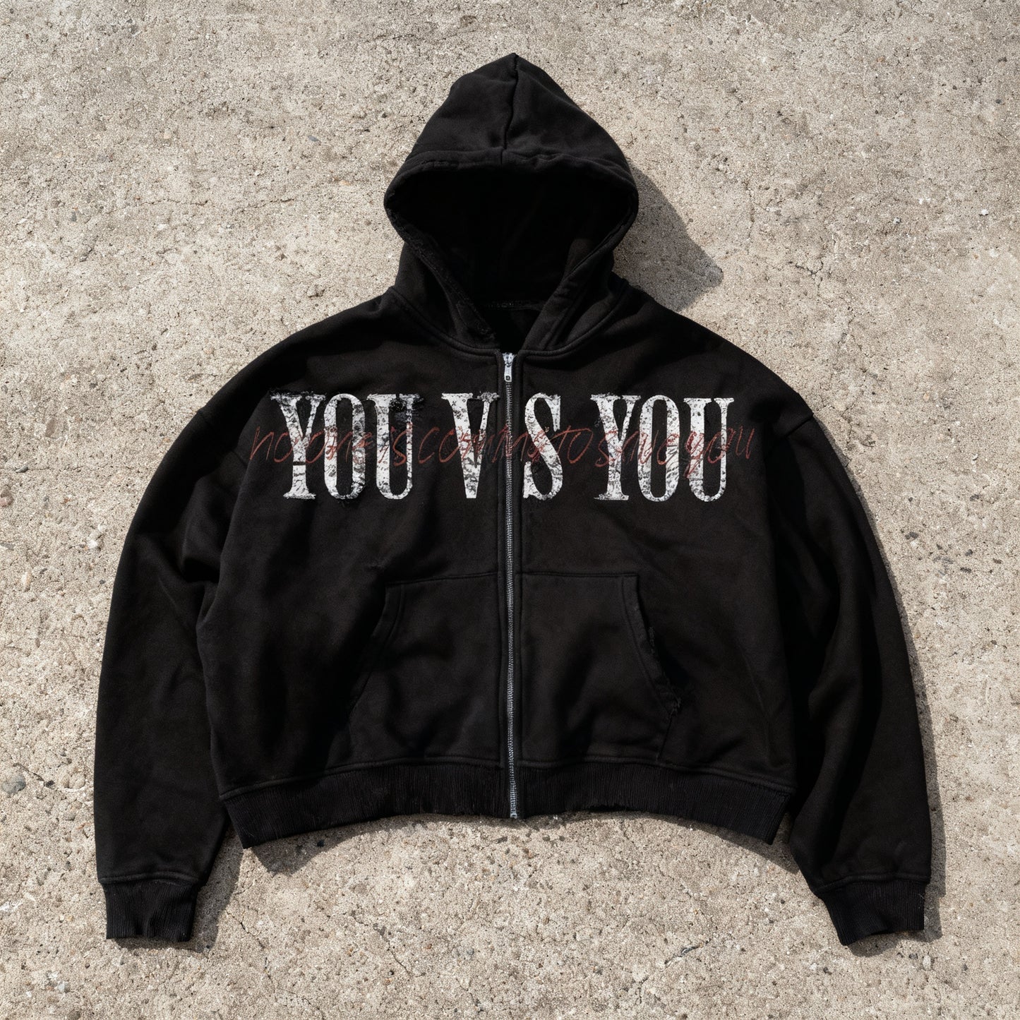 No Wasted Potential - Black Zip up Hoodie