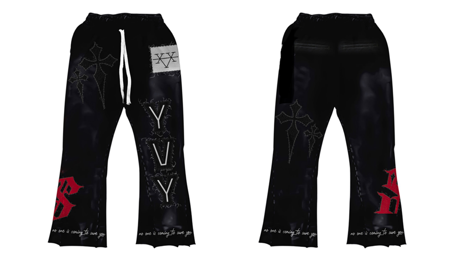 Lonely Savior - Wide Leg Sweatpants