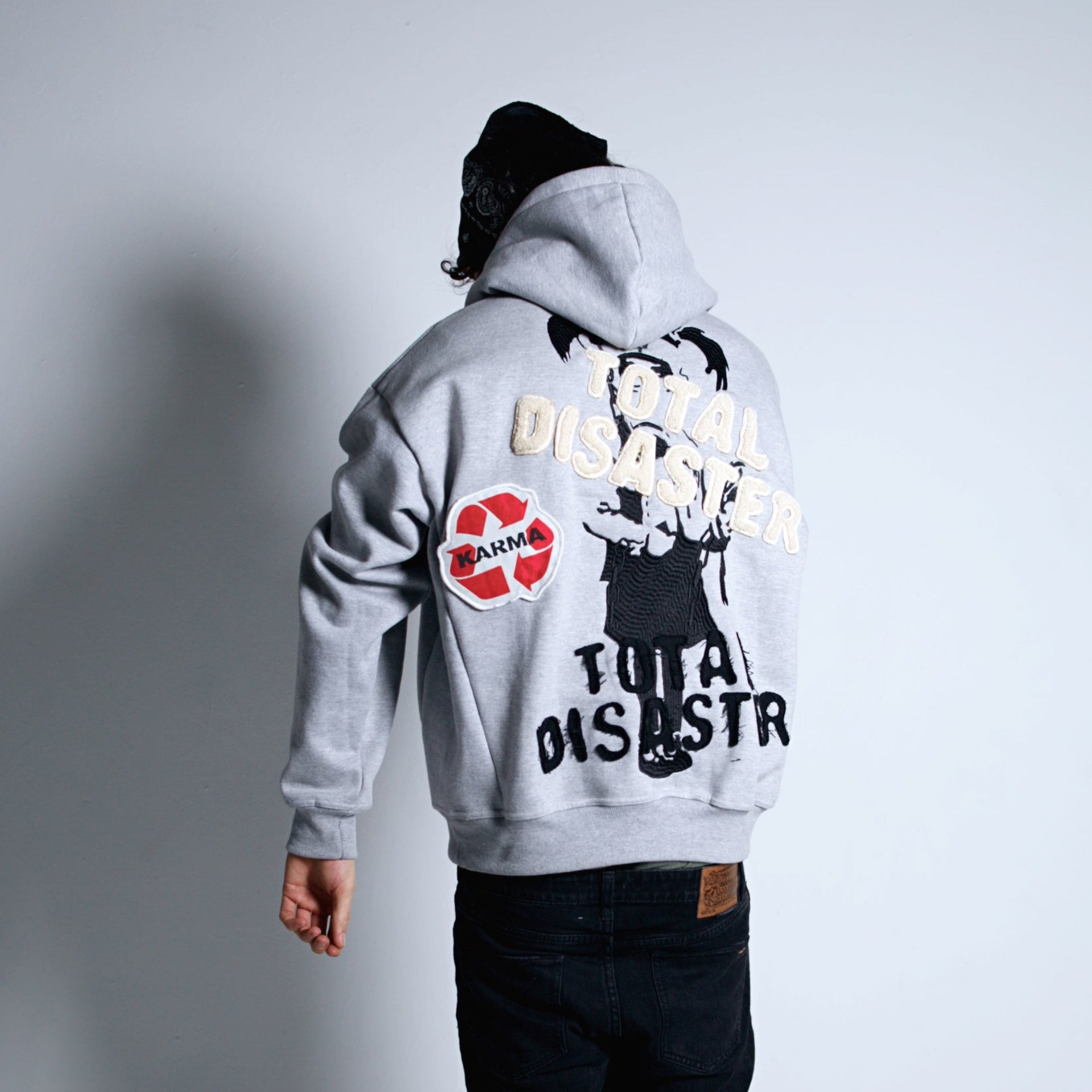 Nations At War - Vintage Ash Gray Hoodie
