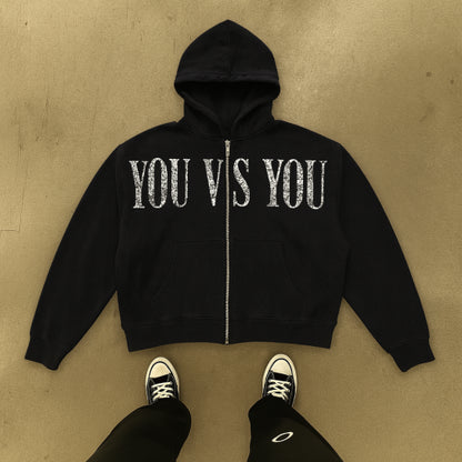 No Wasted Potential - Cotton Zip Up Hoodie