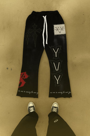 Lonely Savior - Wide Leg Sweatpants
