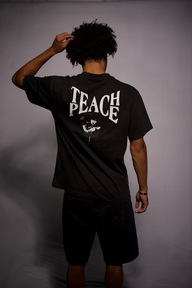 (Faded Black) Open Your Eyes - Heavy Weight Tee