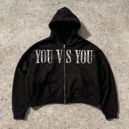 No Wasted Potential - Black Zip up Hoodie