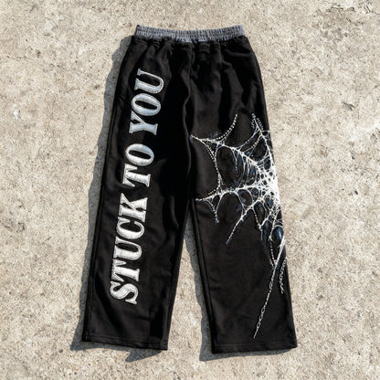 Stuck to You - Straight Leg; Double Waisted Sweatpants