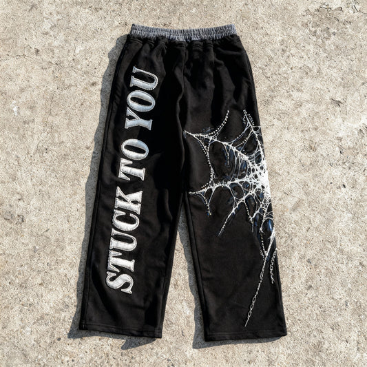 Stuck to You - Straight Leg; Double Waisted Sweatpants