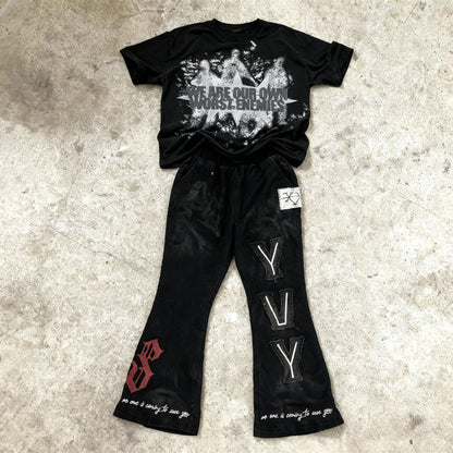 You Vs You Clt. - Boxy Tee + Straight Leg Sweats SET