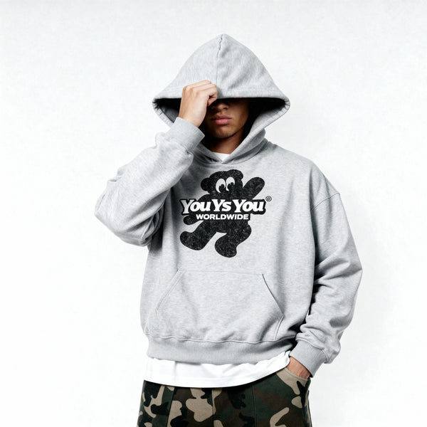 'WORLDWIDE' - Oversized Boxy Hoodie