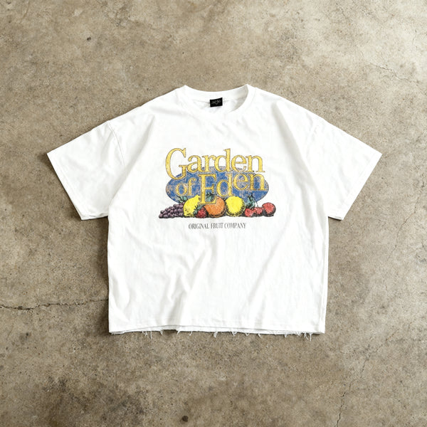 CHRIST IS KING - FADED BOXY WHITE TEE