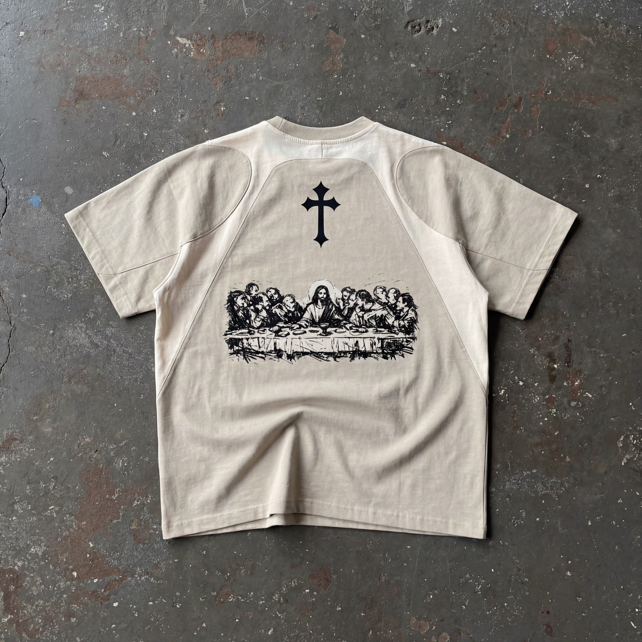 LAST SUPPER - CONTRAST PANEL TEE