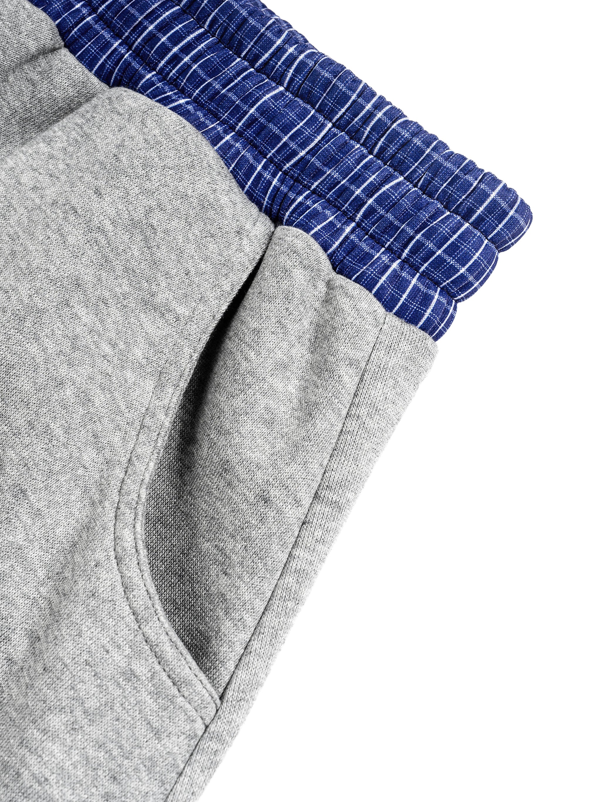 'SONDER' - Plaid Straight Leg Sweatpants