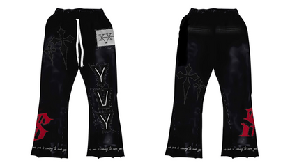Lonely Savior - Wide Leg Sweatpants